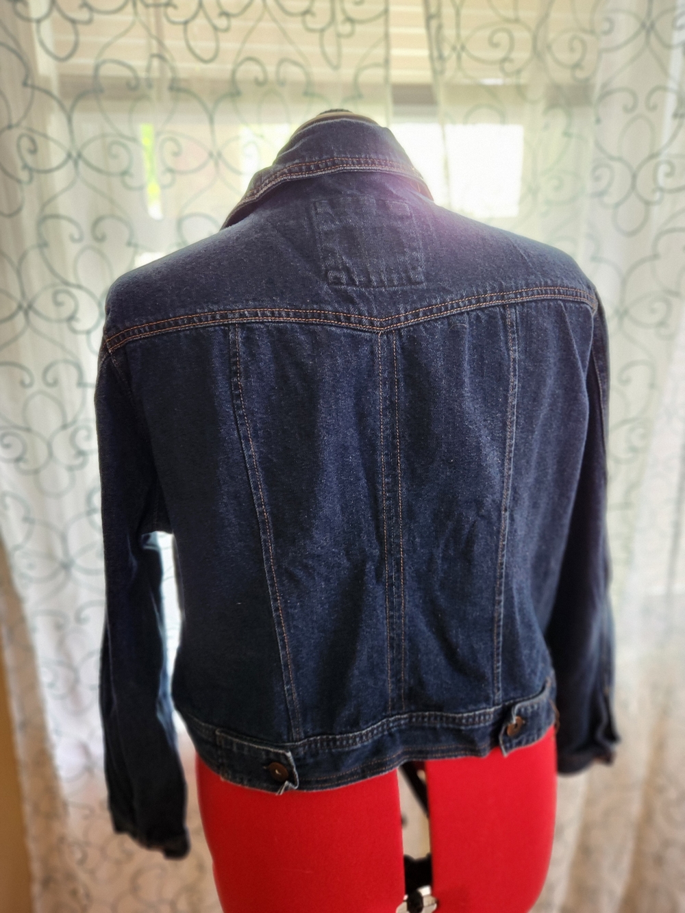 Mossimo Supply Co. Dark Blue Denim Jean Jacket - Picture 2 of 3